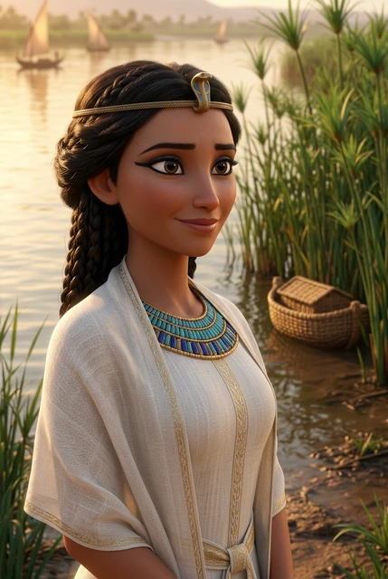 Portrait de Fille de Pharaon