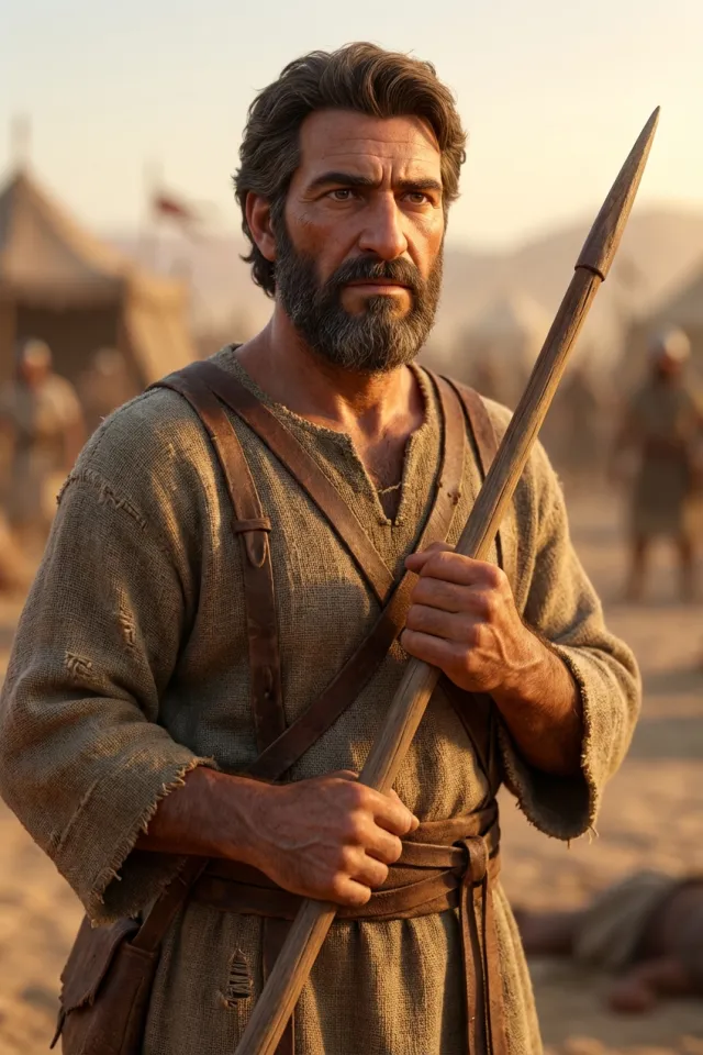 Portrait de Shamgar, juge d'Israël