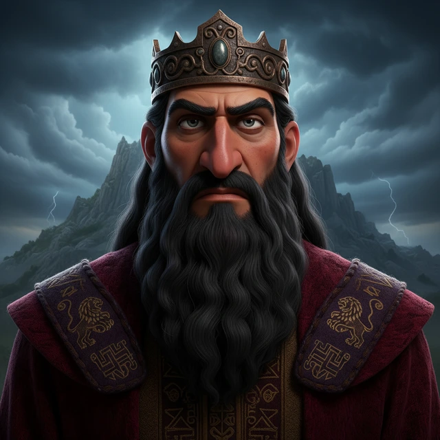 Portrait de Achab, roi de Israël