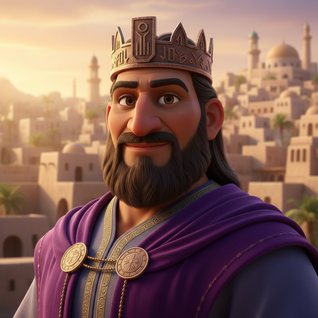 Portrait de Omri, roi de Israël