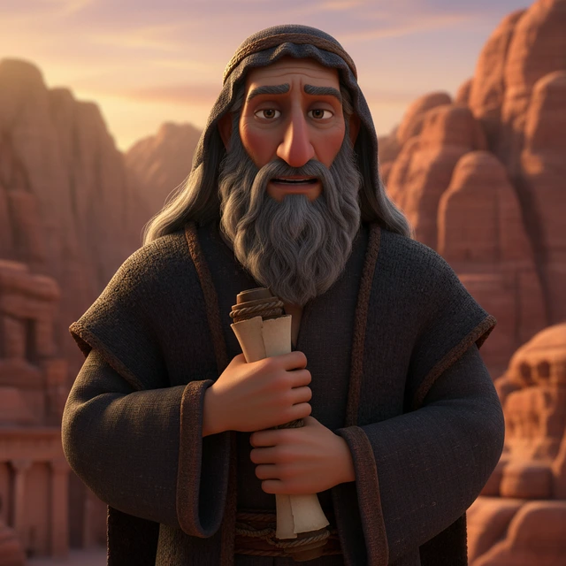 Portrait de Abdias, prophète de la période judah