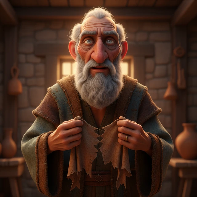 Portrait de Ahija, prophète de la période united