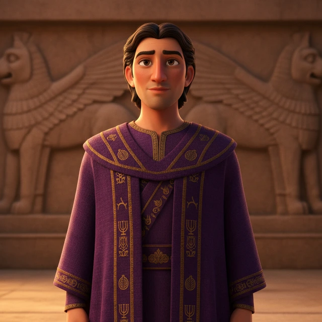 Portrait de Daniel, prophète de la période judah