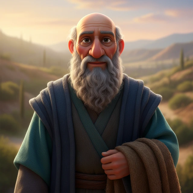 Portrait de Élisée, prophète de la période israel