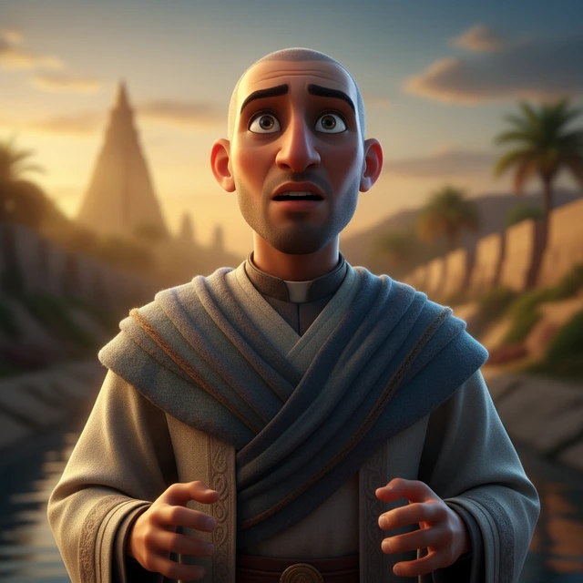 Portrait de Ézéchiel, prophète de la période judah