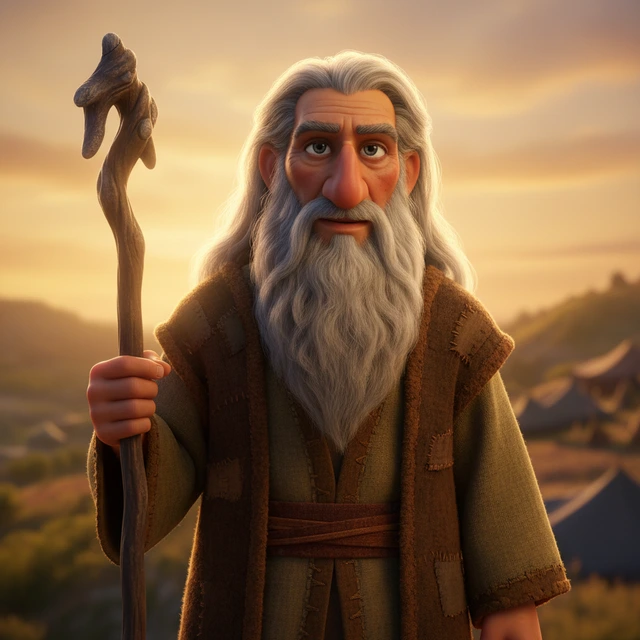 Portrait de Gad, prophète de la période united