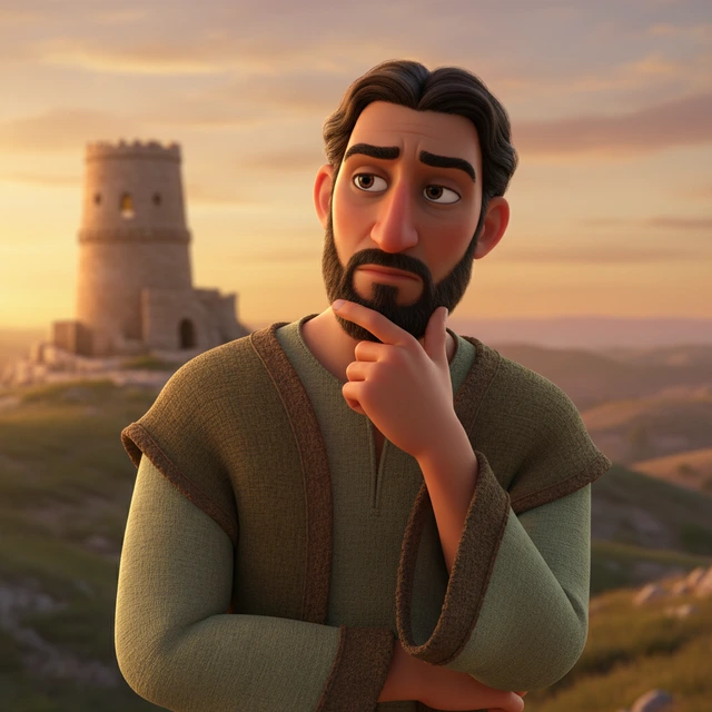 Portrait de Habakuk, prophète de la période judah