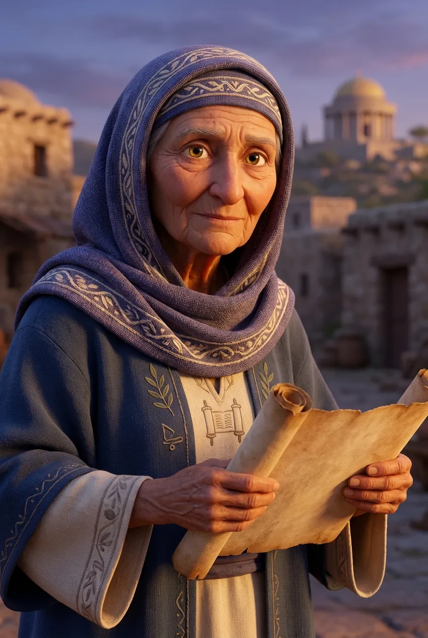 Portrait de Hulda, prophète de la période judah