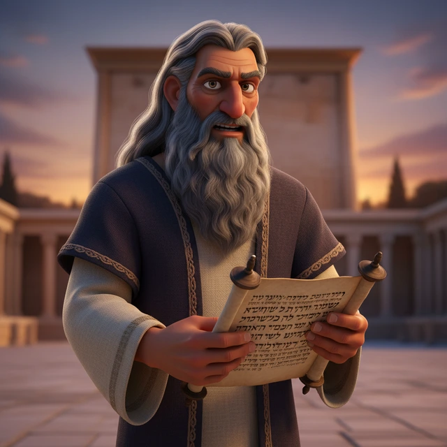 Portrait de Malachie, prophète de la période postexilic