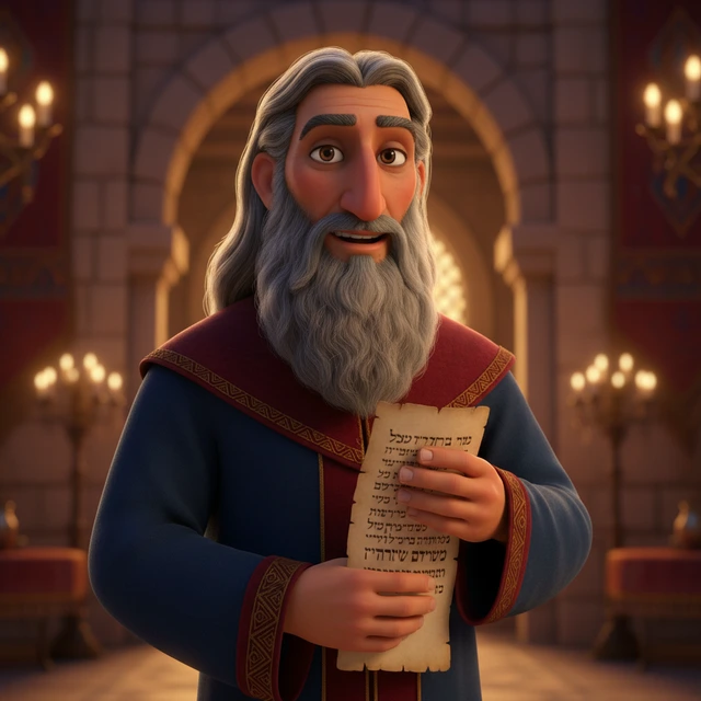 Portrait de Nathan, prophète de la période united