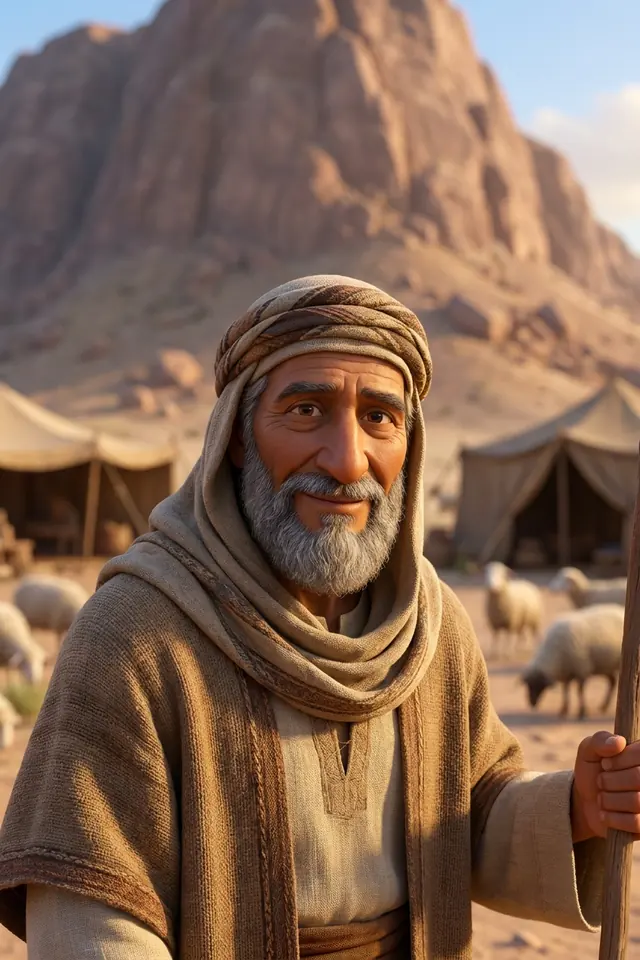 Portrait de Jéthro, serviteur de Dieu